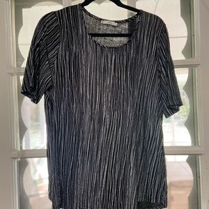 Black and white shirt